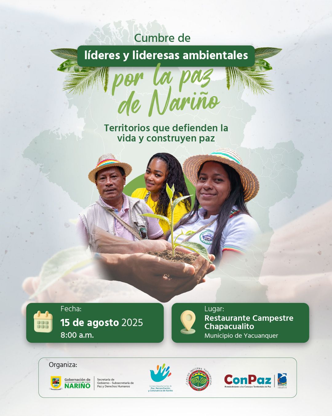 Cumbre de las líderes y lideresas ambientales - Gobernación de Nariño