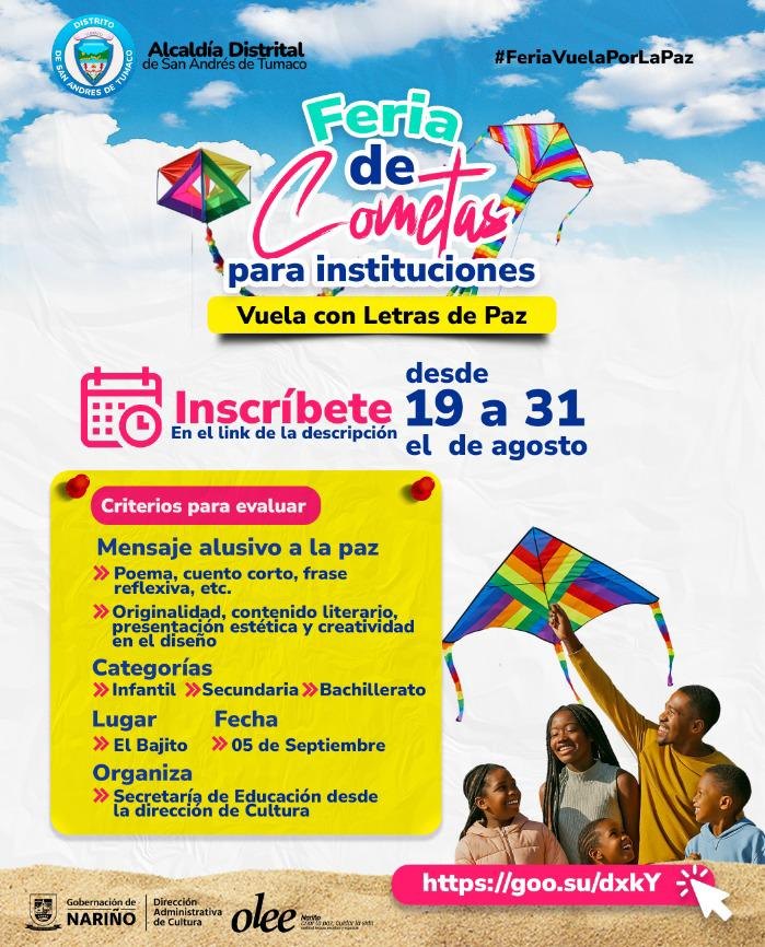 cometas por la paz - Gobernación de Nariño