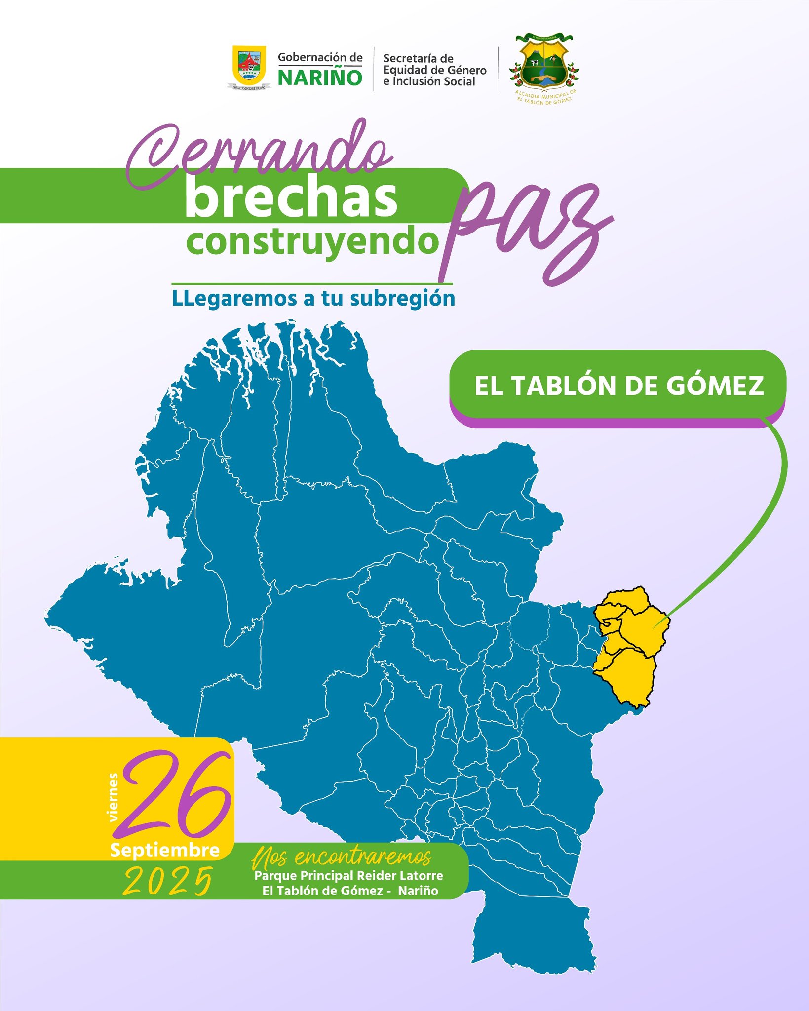 cerrando brechas - Gobernación de Nariño