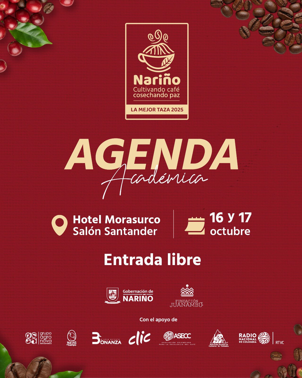 agenda academica - Gobernación de Nariño