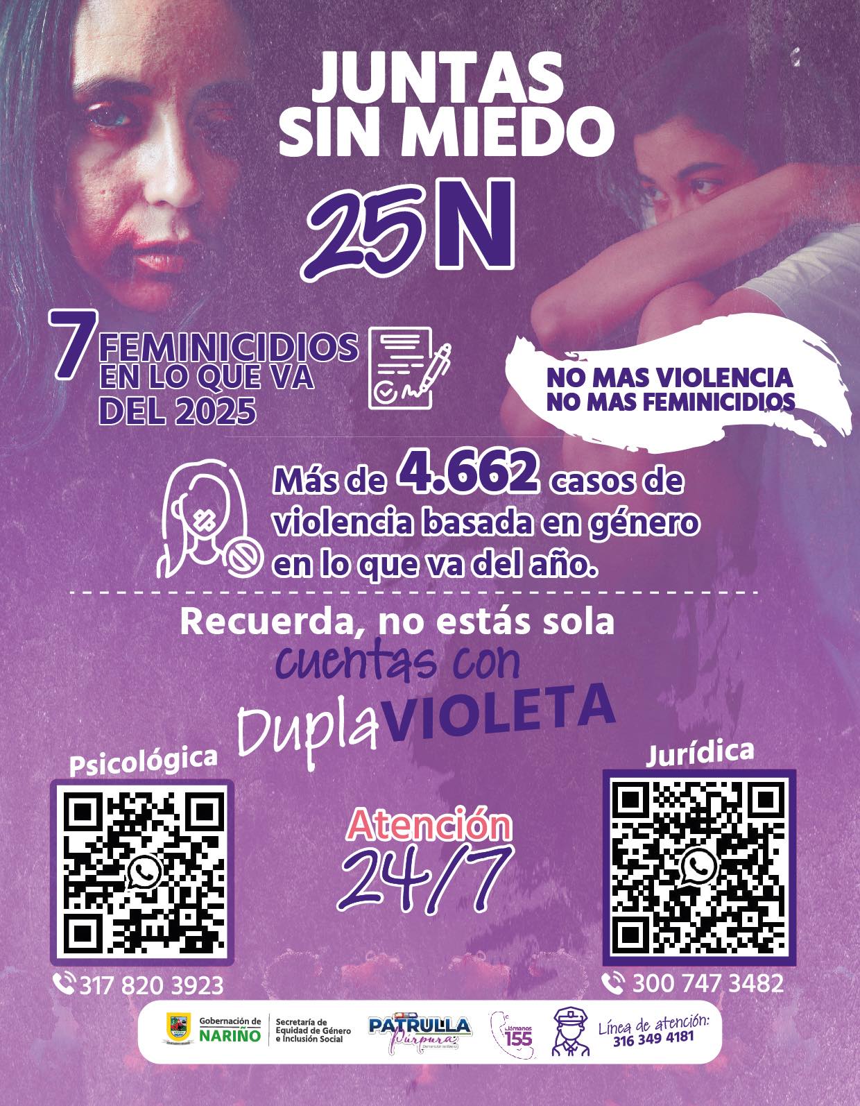 JUNTAS SIN MIEDO - Gobernación de Nariño