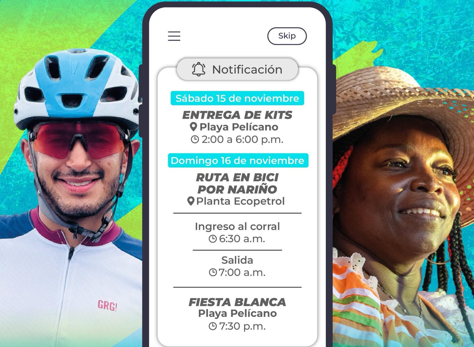 PROGRAMACIÓN EN BICI POR NARIÑO - Gobernación de Nariño