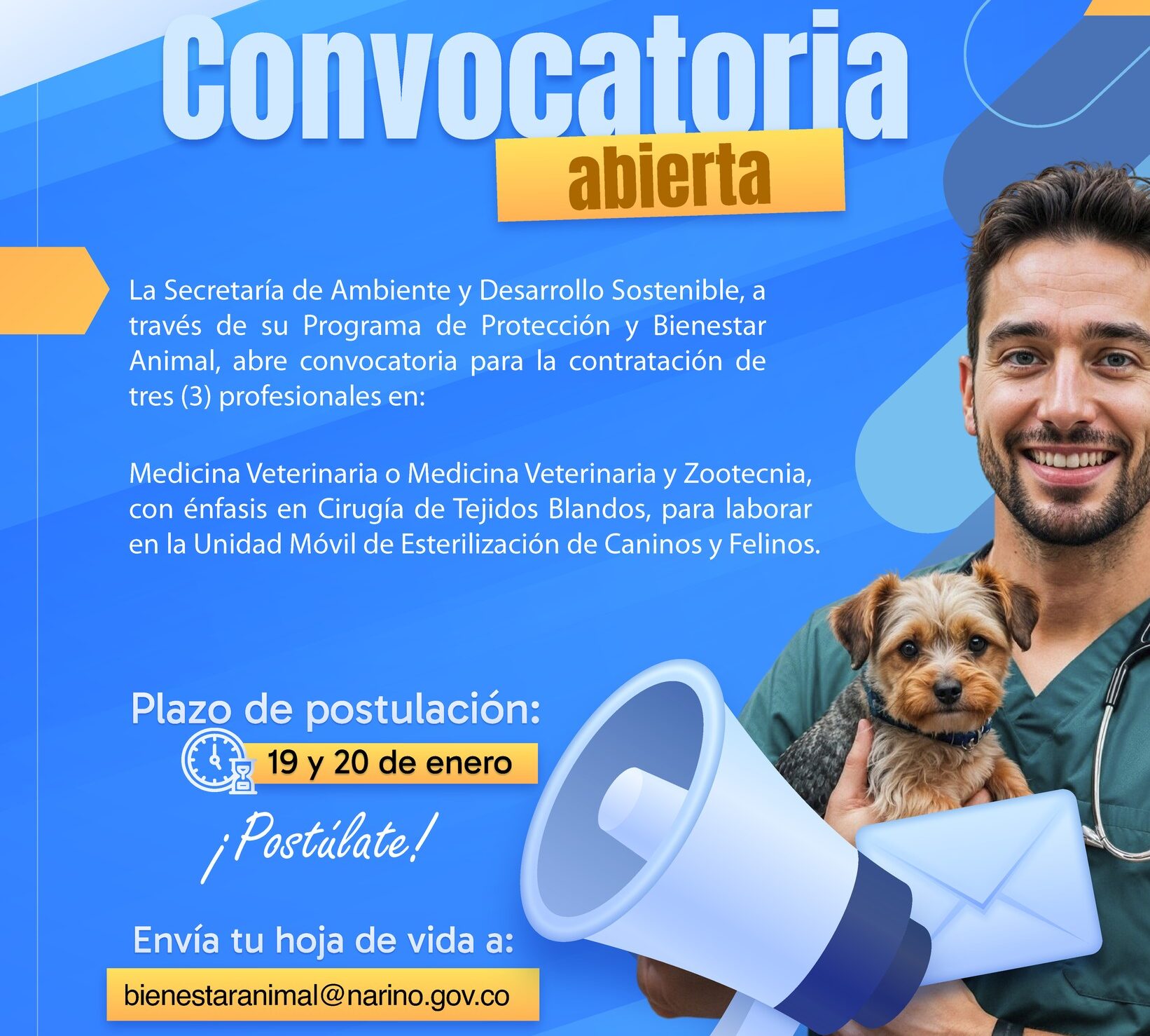 medicos veterinarios - Gobernación de Nariño