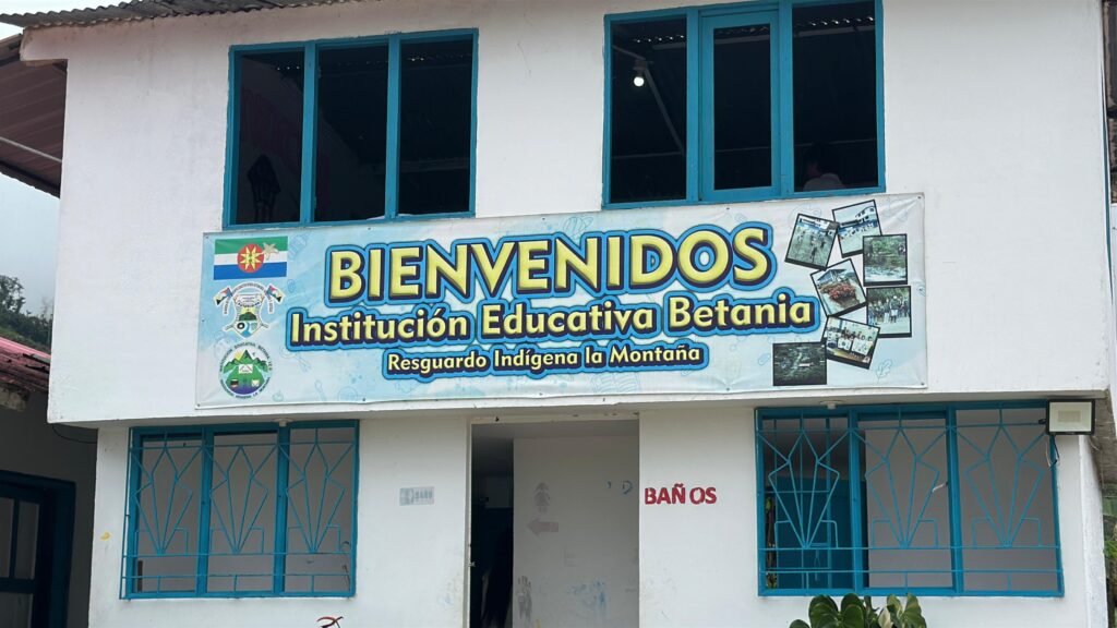 Institución educativa betania, resguardo indigena la montaña.