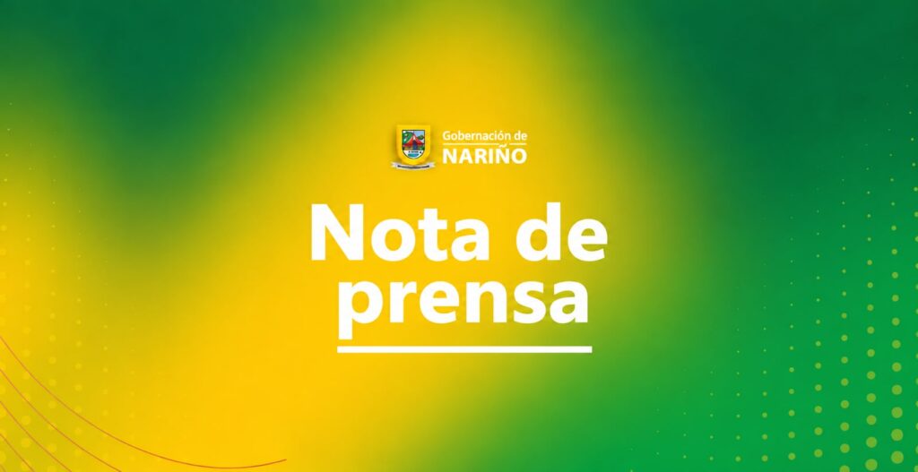 Imagen institucional de la Nota de Prensa #0018 de la Gobernación de Nariño, relacionada con la jornada especial para la entrega de pasaportes.